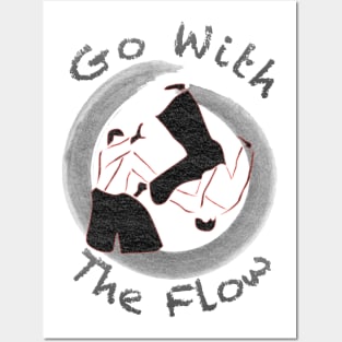 Aikido - Go With The Flow (Small) Posters and Art